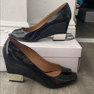 Nine West black heels size 8.5